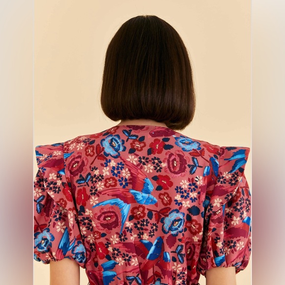 FARM Rio Vibrant Pink and Blue Jumpsuit - Picture 8 of 10